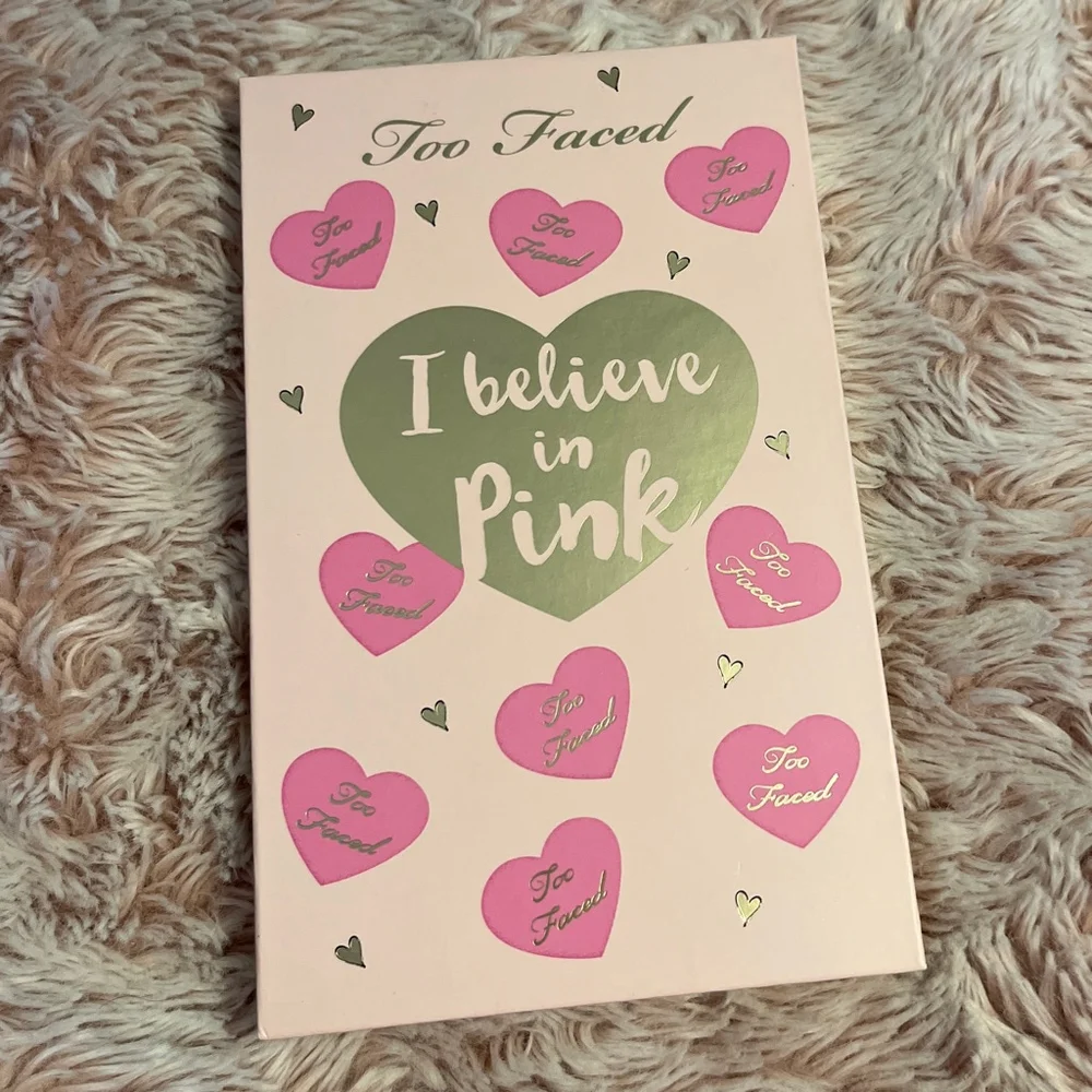 Women's Too Faced I Believe in Pink Makeup Palette One Size Pink Green